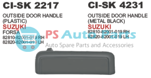OUTSIDE DOOR HANDLE SUZUKI FORSA FRONT