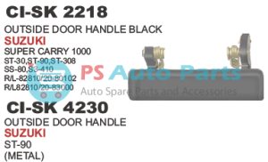 OUTER HANDLE BLACK SUPER CARRY SUZUKI