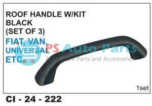 "ROOF HANDLE Black W/KIT (3PCS) AMB, FIAT, COMMERCIAL"