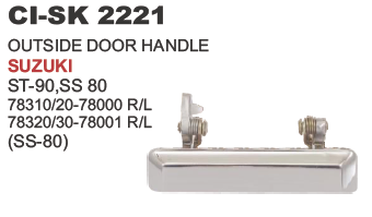OUTSIDE DOOR HANDLE SUZUKI SS 80