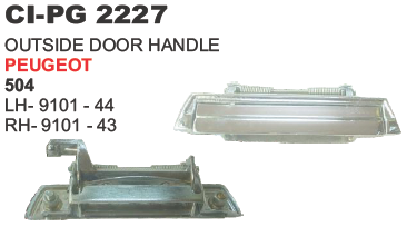 OUTSIDE DOOR HANDLE PEUGEOT 504