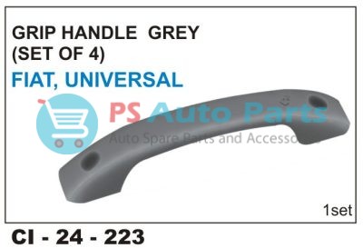 223.jpg "GRIP HANDLE GREY W/KIT (Set of 4) AMB, FIAT"