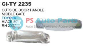 OUTSIDE DOOR HANDLE MIDDLE GATE TOYOTA HIACE