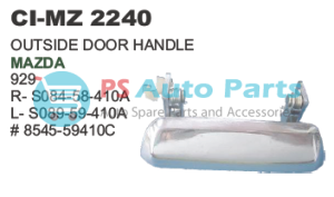 OUTSIDE DOOR HANDLE MAZDA 929 (EDILIST)
