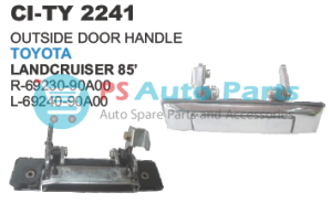 OUTSIDE DOOR HANDLE LANDCRUISER 85
