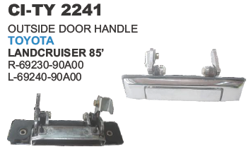 OUTSIDE DOOR HANDLE LANDCRUISER 85