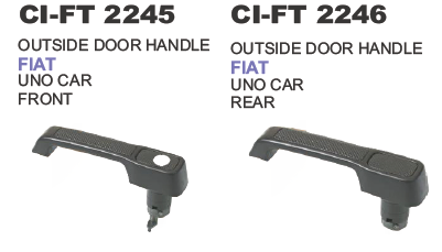 OUTSIDE DOOR HANDLE FRONT FIAT UNO