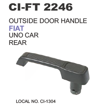 OUTSIDE DOOR HANDLE REAR FIAT UNO