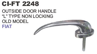 OUTSIDE DOOR HANDLE (ALUMINIUM) FIAT TRUCK
