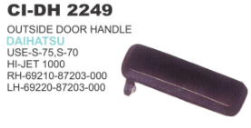 OUTSIDE DOOR HANDLE DAIHATSU HI JET CHROME