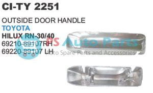 OUTSIDE DOOR HANDLE HILUX RN30 40