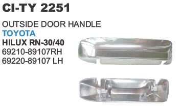 OUTSIDE DOOR HANDLE HILUX RN30 40