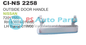 OUTSIDE DOOR HANDLE NISSAN 720
