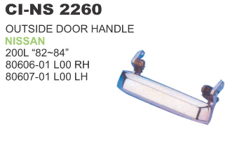 OUTSIDE DOOR HANDLE NISSAN 200L
