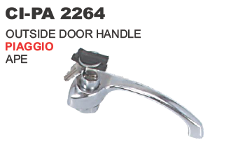 OUTSIDE DOOR HANDLE PIAGGIO APE FRONT