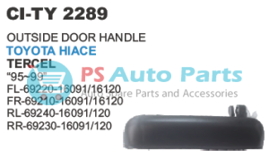 "OUTSIDE DOOR HANDLE TOYOTA HIACE, TERCEL"