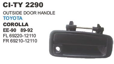 2290.png FRONT DOOR HANDLE TOYOTA COROLLA EE 90