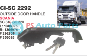 OUTSIDE DOOR HANDLE WITH KEYS SCANIA 113 (ALM)
