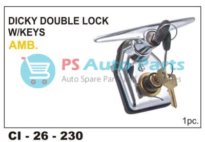 DICKY DUBLE LOCK W/K AMB (DISCON)