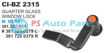 "QUARTER GLASS LOCK BENZ TRUCK 381,385,641"