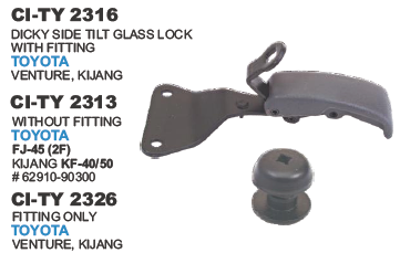 TILT GLASS LOCK TOYOTA KIJANG