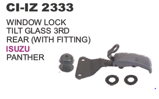WINDOW LOCK TILT GLASS 3RD REAR W/FITING ISUZU