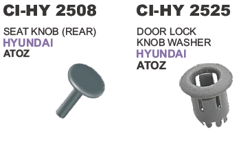 SEAT KNOB REAR HYUNDAI ATOZ