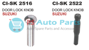 DOOR LOCK KNOB VAN (METAL CHROME)