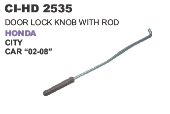 DOOR LOCK KNOB WITH ROD HONDA CITY CAR 02 08