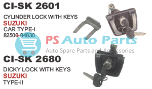 DICKEY LOCK WITH KEYS CAR TYPE I