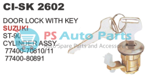 DOOR LOCK W/KEY SUZUKI ST 90