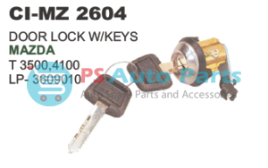 DOOR LOCK W/KEY MAZDA T 3500