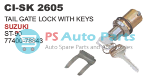 DICKY LOCK W/KEY SUZUKI ST 90