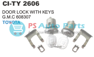 "DOOR LOCK W/KEY TOYOTA, GMC (DISCON) (EDILIST)"