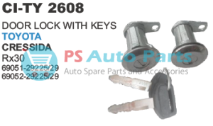 DOOR LOCK WITH KEYS TOYOTA CRESSIDA