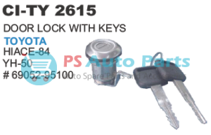 DOOR LOCK WITH KEYS HIACE 84