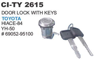 DOOR LOCK WITH KEYS HIACE 84