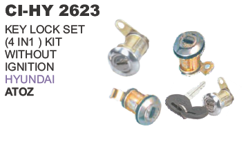 (4 IN 1) LOCK SET W/OUT IGNITION ATOZ