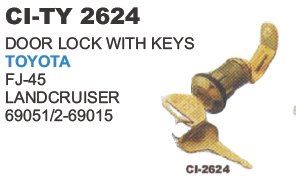 DOOR LOCK W/KEY TOYOTA LANDCRUISER FJ 45