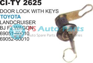 DOOR LOCK WITH KEYS TOYOTA LANDCRUISER BJ FJ WAGON