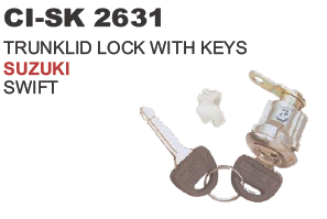 "TRUNKLID LOCK WITH KEYS ESTEEM, SWIFT"
