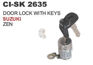 DOOR LOCK W/KEY ZEN