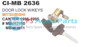 DOOR LOCK W/KEYS MITSUBISHI CANTER