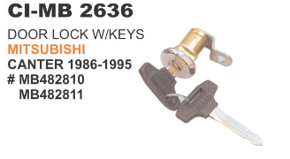 DOOR LOCK W/KEYS MITSUBISHI CANTER