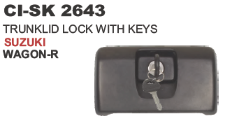 DICKY LOCK W/KEY WAGON R