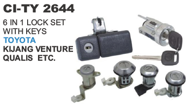 (6 IN 1)LOCK SET KIT TOYOTA VENTURE KIJANG
