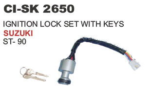 IGINITION LOCK W/KEY SUZUKI ST 90