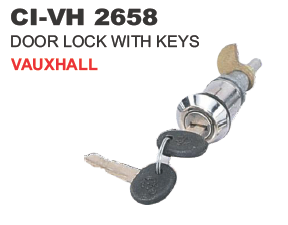 DOOR LOCK WITH KEYS VAUXHALL