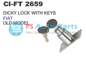 DICKY LOCK WITH KEYS FIAT OLD MODEL