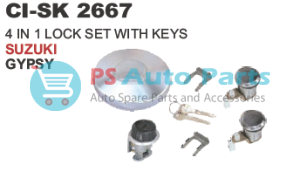 (4 IN 1) LOCK SET W/KEYS SUZUKI SAMURAI GYPSY